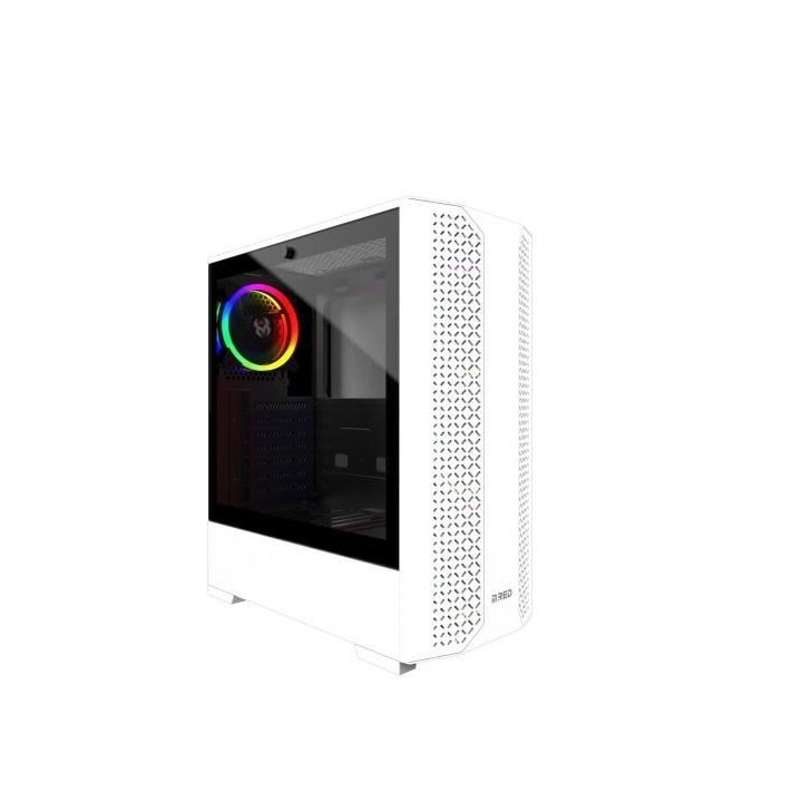 MRED - Boîtier PC Gamer ATX - Blanc RGB Dream Eyes