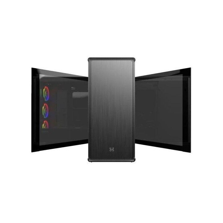 MRED - Boîtier PC Gamer ATX - RGB Iron Glass