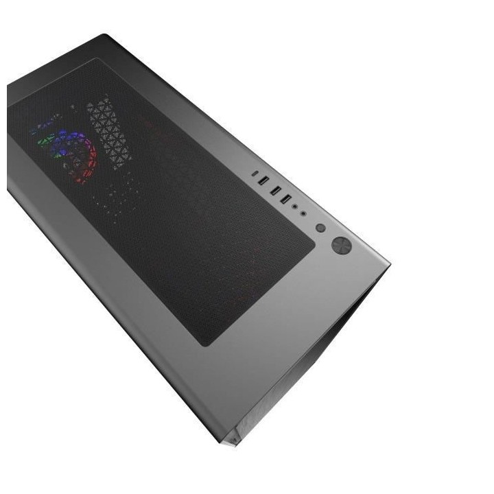 MRED - Boîtier PC Gamer ATX - RGB Iron Glass