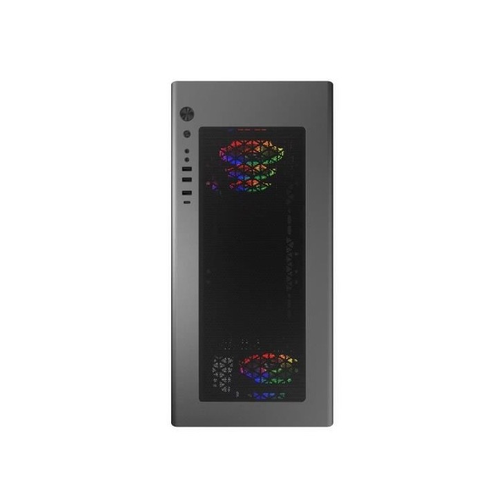 MRED - Boîtier PC Gamer ATX - RGB Iron Glass