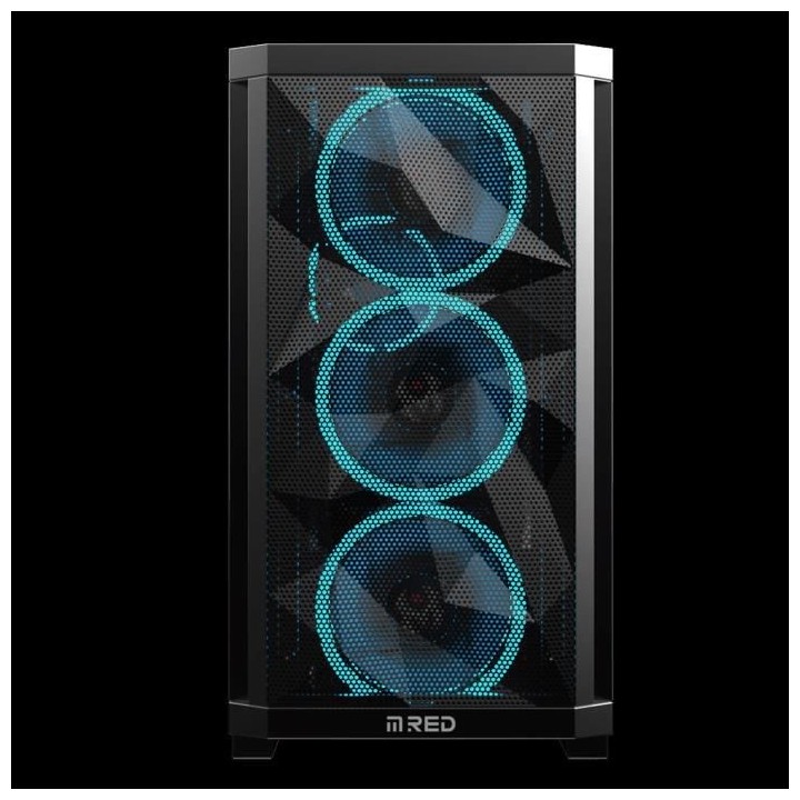 MRED - Boîtier PC Gamer - RGB StarDust Mini - Noir