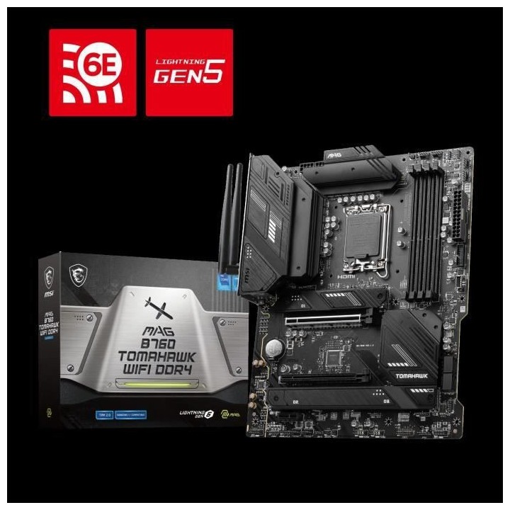 Carte mere - MSI - MAG B760 TOMAHAWK WIFI DDR4