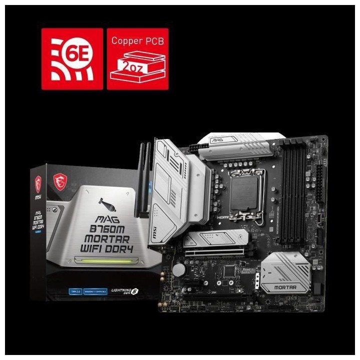 Carte mere - MSI - MAG B760M MORTAR WIFI DDR4
