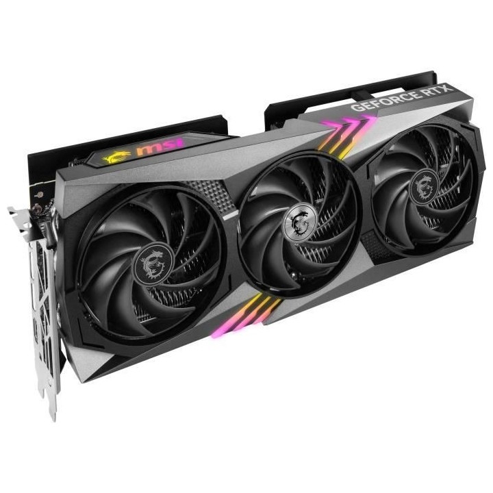 MSI - Nvidia - Carte Graphique - GeForce RTX 4070 GAMING X TRIO - 12Go