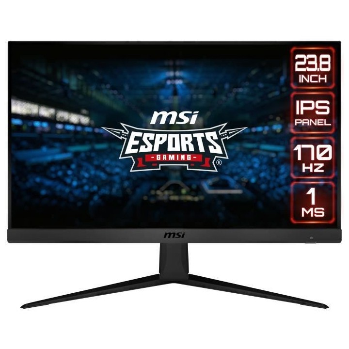 Ecran PC Gamer - MSI Optix G2412 - 24'' FHD - Dalle IPS - 1 ms - 170Hz