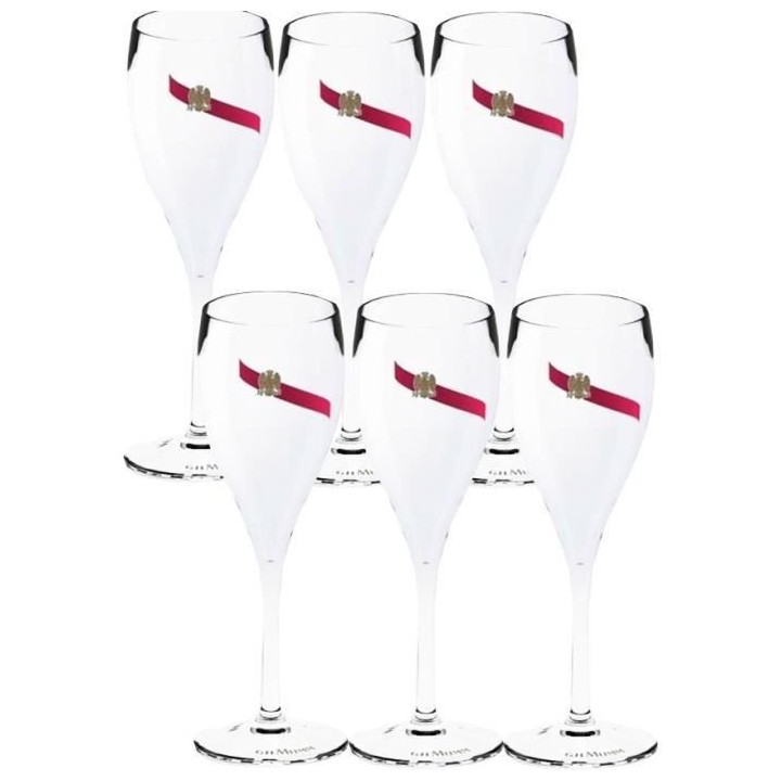 Boîte de 6 Flûtes Mumm 16 cl