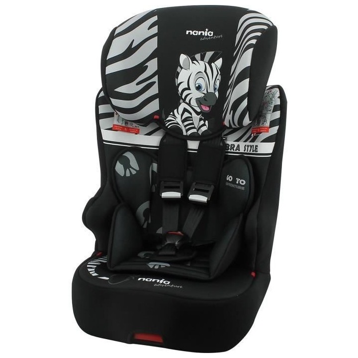 Siege auto NANIA RACER - Isofix - Groupe 1/2/3 (9-36Kg) - Tetiere rég
