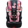 Siege auto NANIA RACER - Isofix - Groupe 1/2/3 (9-36Kg) - Tetiere réglable en hauteur - Flamingo - Fabriqué en France