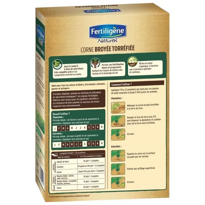 NATUREN Corne Broyée Torréfiée - 1,4 kg