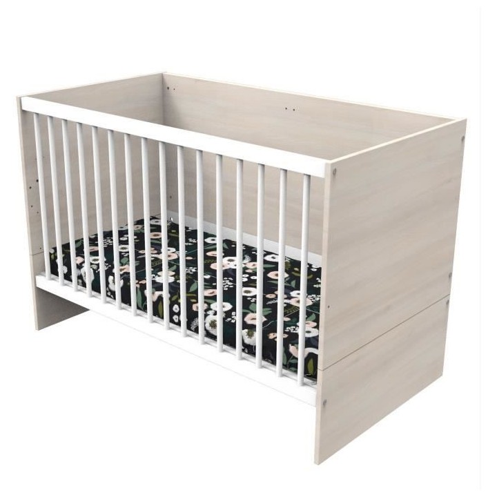 BABY PRICE YUZU Lit bébé évolutif 60 x 120 cm