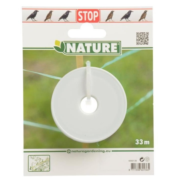 Effaroucheur - ruban réfléchisseur anti-oiseaux NATURE