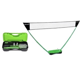 Set de Badminton complet avec filet 295 x 38 x 154 cm, raquettes, vola