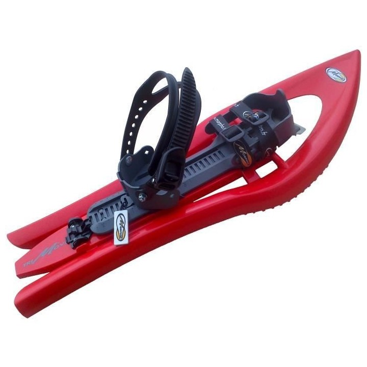 MORPHO Trimovette Light, Paire de Raquettes a neige, Rouge/Gris- Mediu