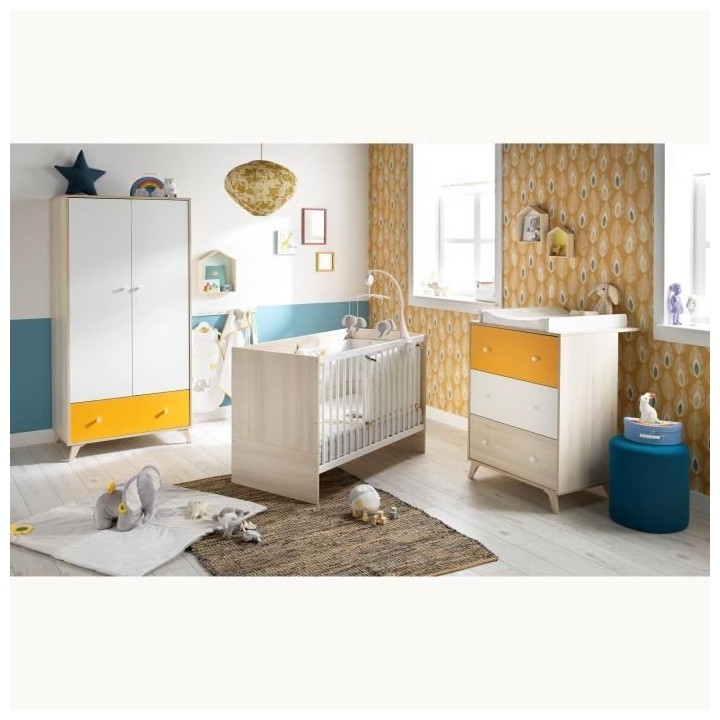 BABY PRICE YUZU Commode a langer 3 tiroirs