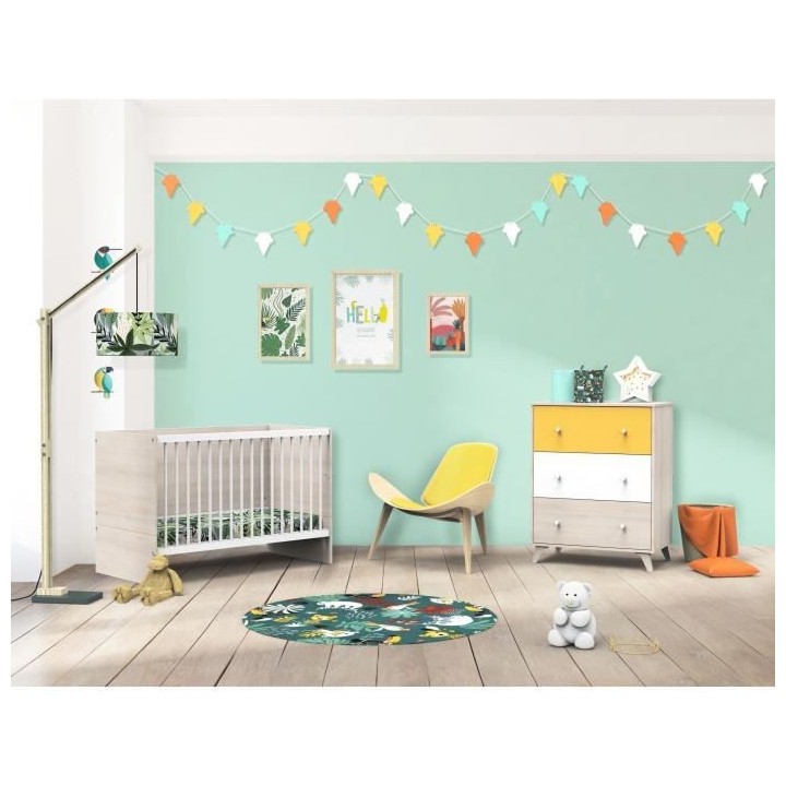 BABY PRICE YUZU Commode a langer 3 tiroirs