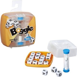 Boggle - Hasbro Gaming - Jeu de societe de voyage - Jeu de reflexion r