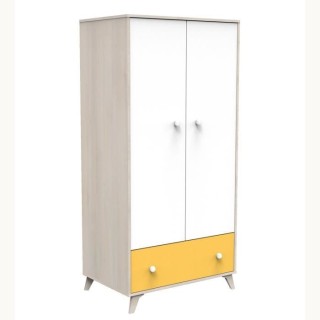 BABY PRICE YUZU Armoire 2 portes et 1 tiroir