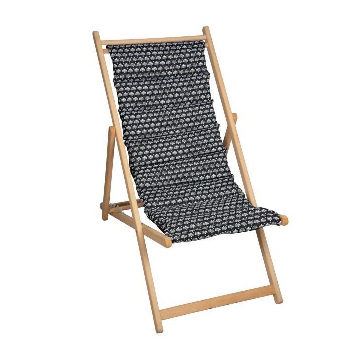 JARDIN PRIVE Chilienne matelassée Helsinki - Toile amovible - Structu