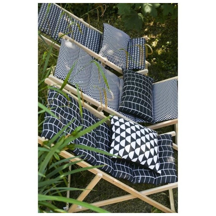 JARDIN PRIVE Chilienne matelassée Helsinki - Toile amovible - Structu