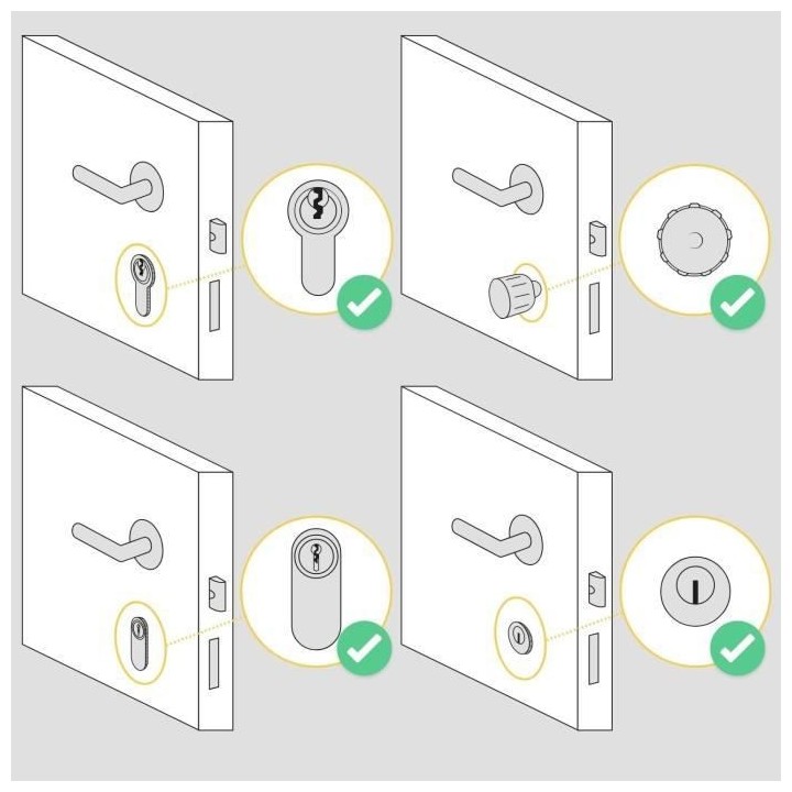 NUKI - Clé intelligente smartphone - Smart Lock Pro 3.0 White