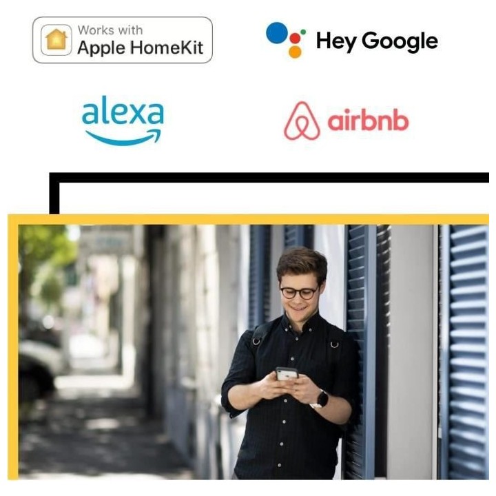 NUKI - Clé intelligente smartphone - Smart Lock Pro 3.0 Black