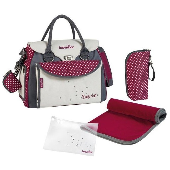 Babymoov Baby Chic, Sac a Langer avec Bandouliere, Plan a Langer inclu