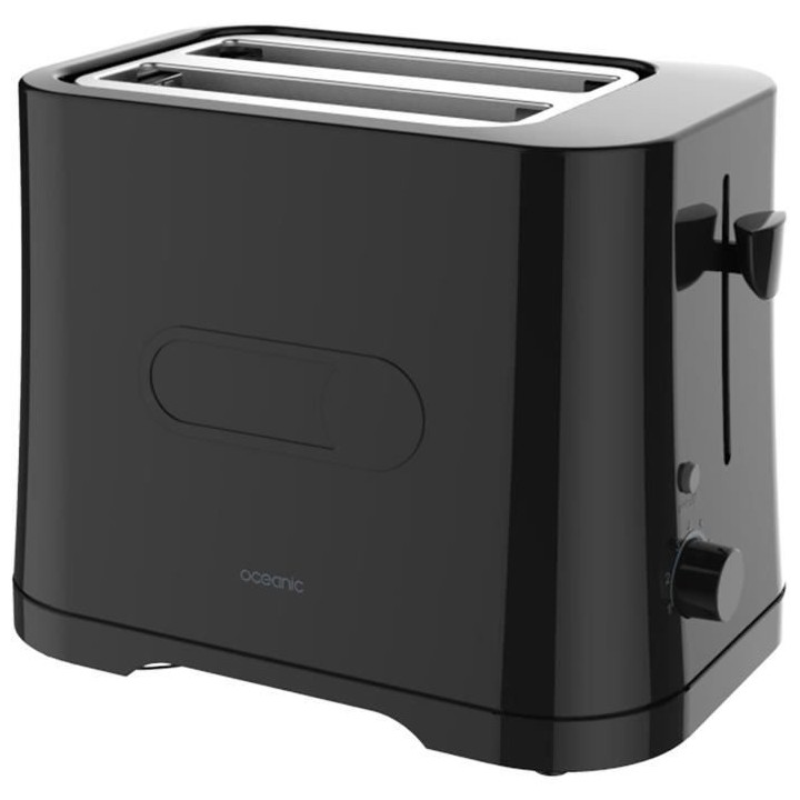 OCEANIC OCEAGP2FB Grille pain fentes fines - Noir