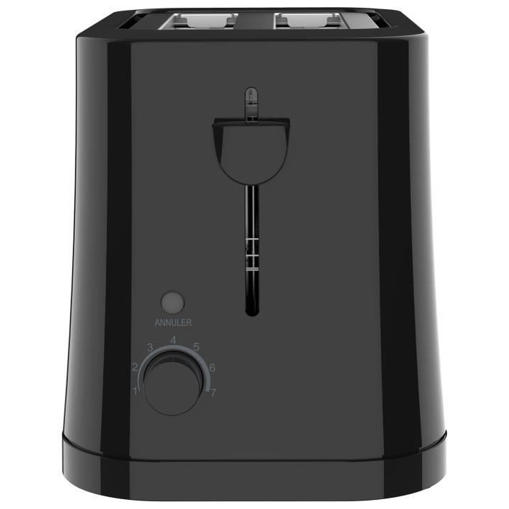 OCEANIC OCEAGP2FB Grille pain fentes fines - Noir