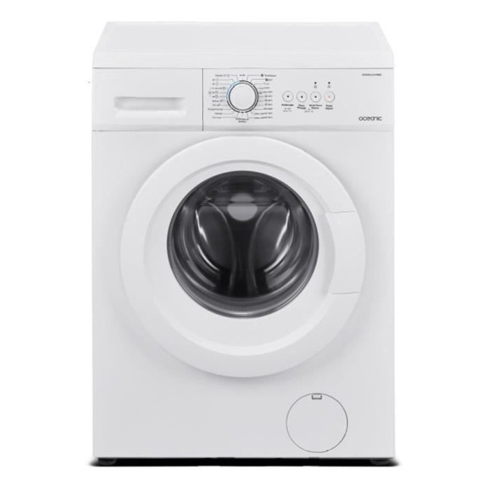 Lave-linge hublot OCEANIC - OCEALL610WS - 6 kg - Largeur 59,5 cm - 100