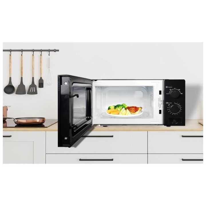 Micro-ondes OCEANIC MO20B11 Noir l 45,4 x H26,1 x P32,6 cm - 20L