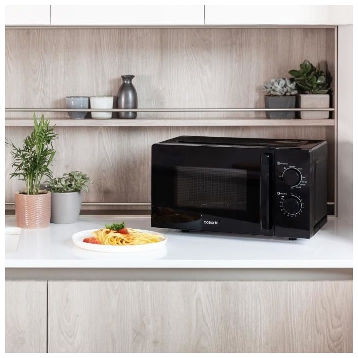 Micro-ondes grill OCEANIC MO20BG Noir L45 x H24 x P32,1 cm 20L