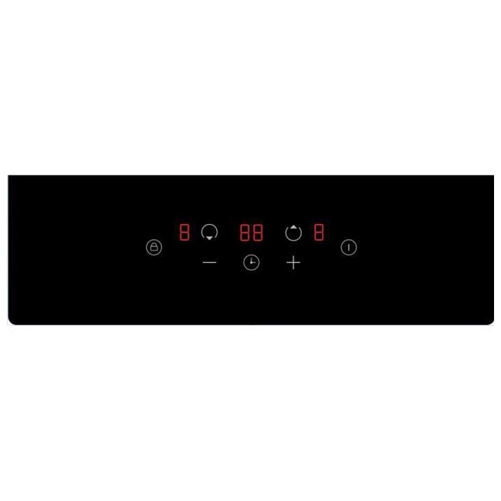 OCEANIC Domino induction noir encastrable