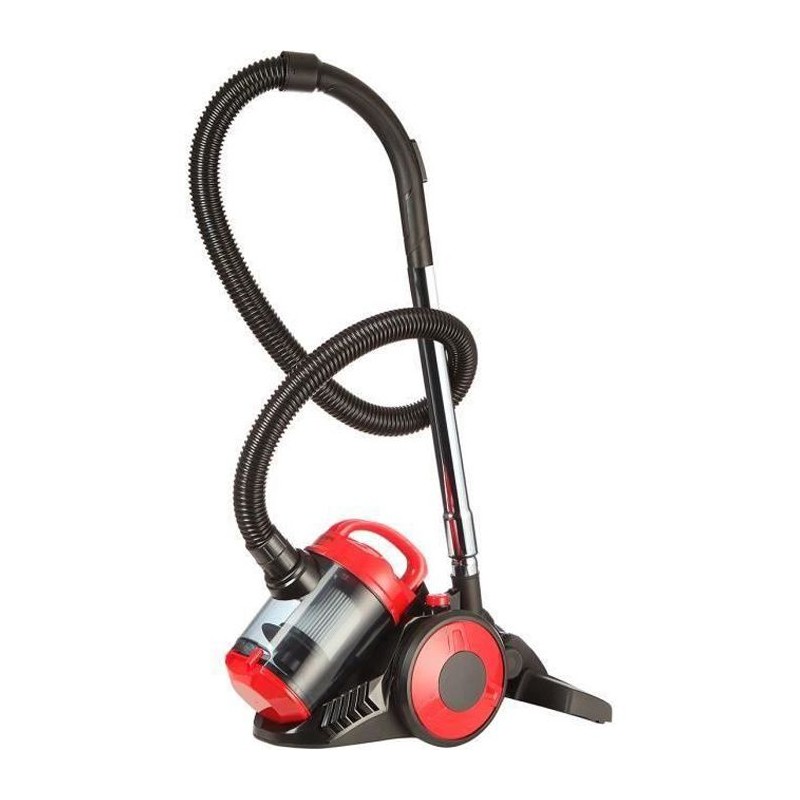 OCEANIC VC10RBAX2 Aspirateur traîneau sans sac - 700W - 80dB - A - Rouge