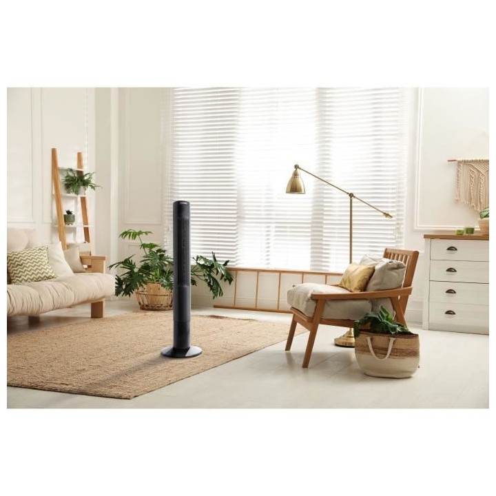 Ventilateur colonne OCEANIC - 50W - Hauteur 110 cm - Oscillation autom