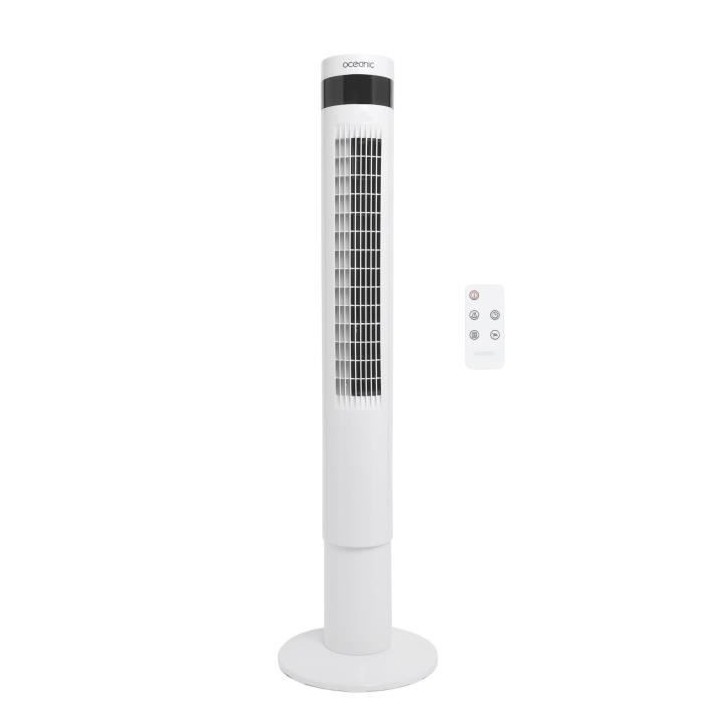 Ventilateur colonne OCEANIC - 50W - Hauteur 110 cm - Oscillation autom