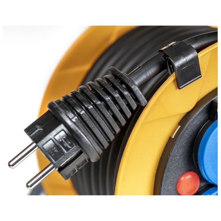 Brennenstuhl Enrouleur de câble Baby Pro 10m (IP44), Fabrication Fran