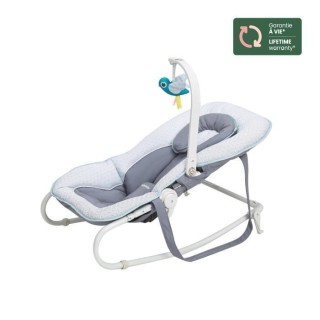 Babymoov Transat pour bébé Graphik Bleu et gris