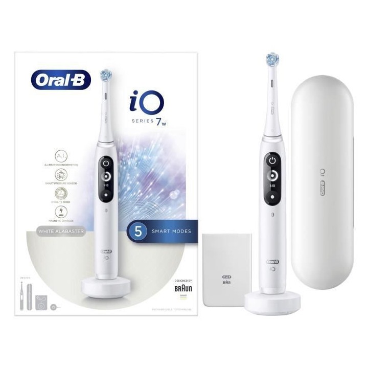 Oral-B iO Série 7 Brosse a Dents Électrique Rechargeable avec Manche