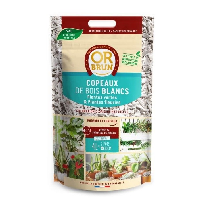 OR BRUN Copeaux blancs 4l