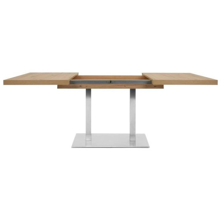 ORLANDO Table a manger a rallonge - Style contemporain - Décor chene