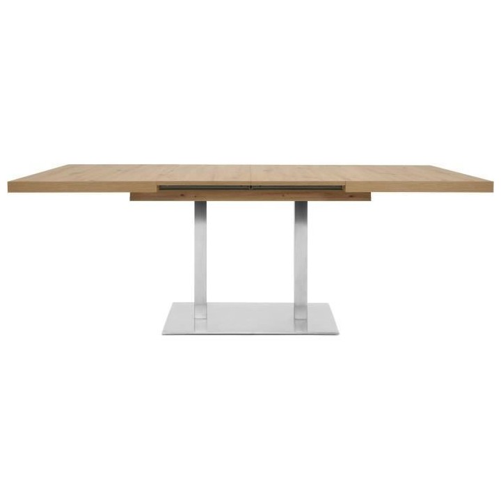 ORLANDO Table a manger a rallonge - Style contemporain - Décor chene