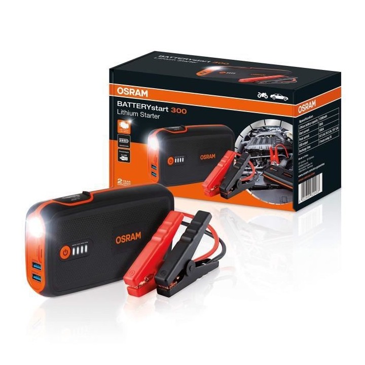 OSRAM - Booster au lithium - BATTERYstart 300
