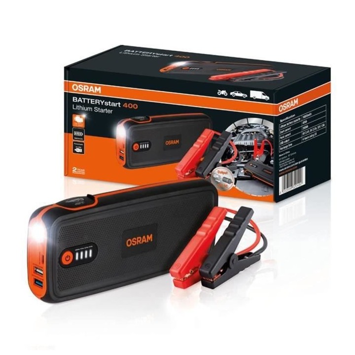 OSRAM - Booster au lithium - BATTERYstart 400
