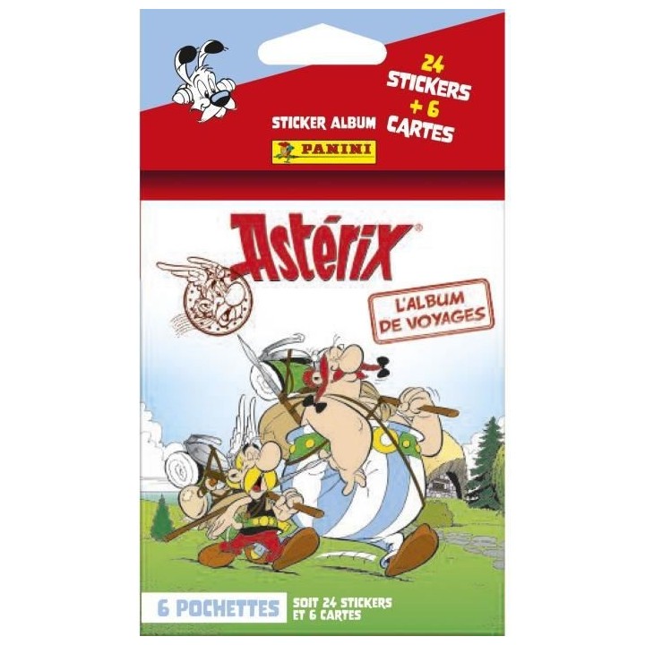 ASTERIX L'ABUM DE VOYAGES - BLISTER 6 POCHETTES