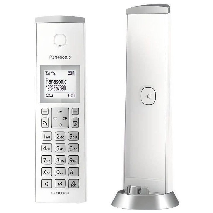 PANASONIC Téléphone résidentiel dect design - TGK220 - avec répond