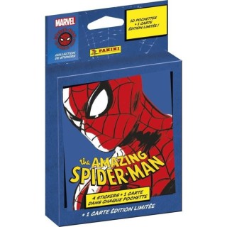 SPIDERMAN 60eME ANNIVERSAIRE - BLISTER 10 POCHETTES + 1 CARTE EDITION