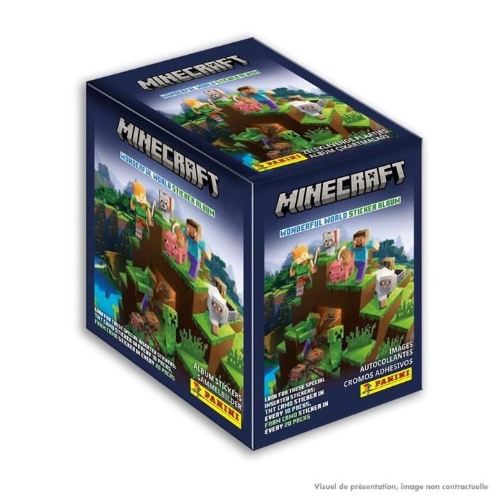 MINECRAFT 2 - BOÎTE DE 36 POCHETTES