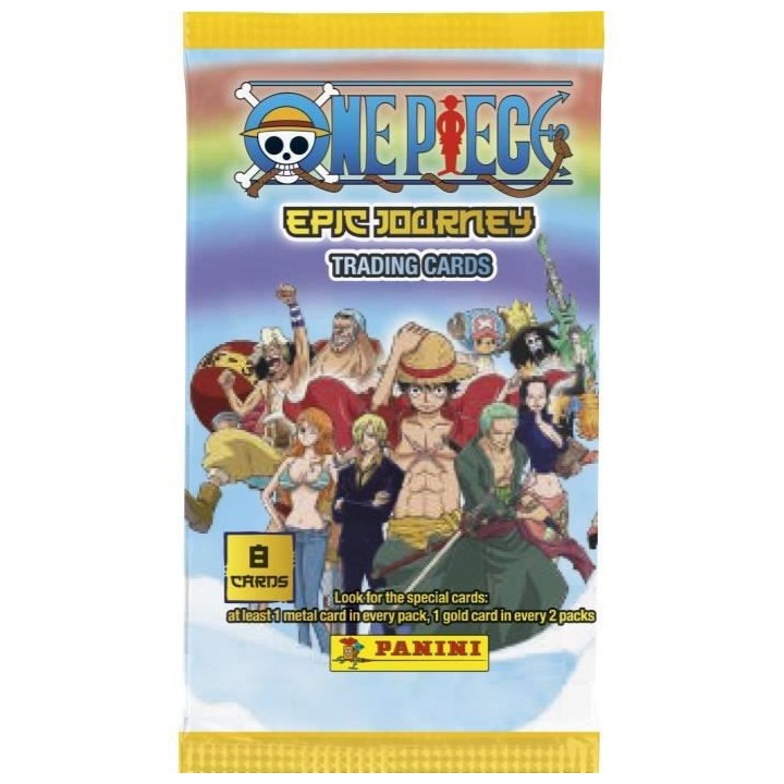 ONE PIECE TRADING CARDS - BOÎTE DE 18 POCHETTES (DE 8 CARTES)