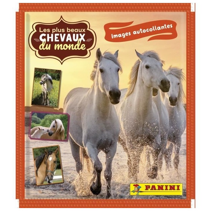 Chevaux 2023 - blister 13 pochettes + 2 offertes PANINI