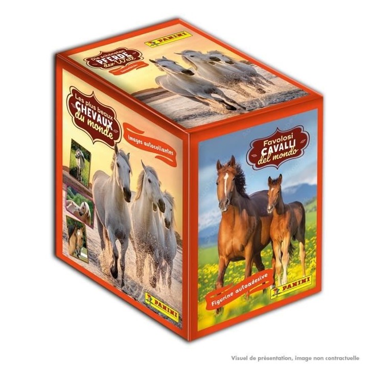 Chevaux 2023 - boite de 36 pochettes PANINI